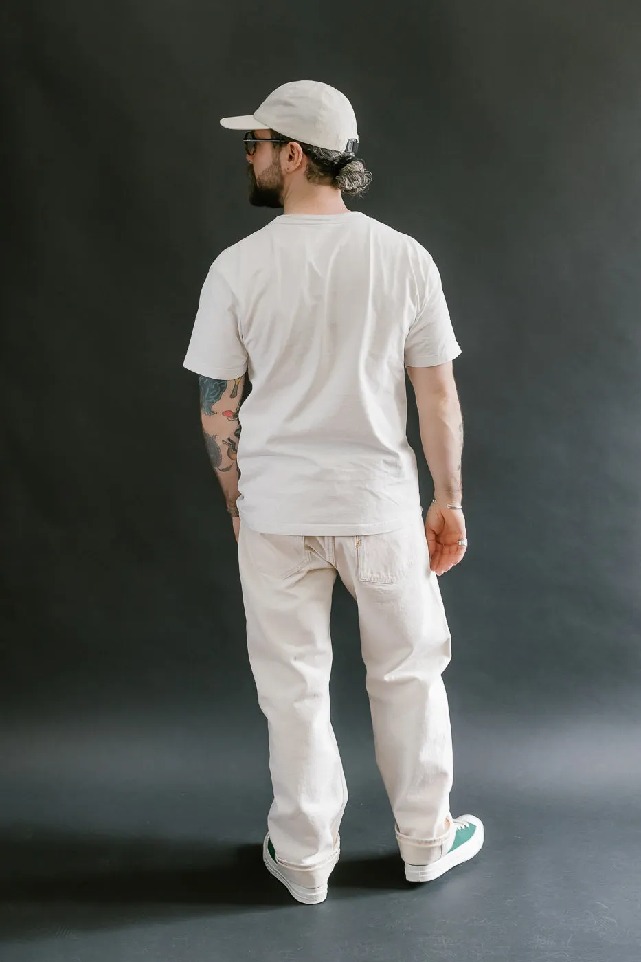 1172-1 - 14oz "Ecru Beige" Selvedge Denim - Regular Straight