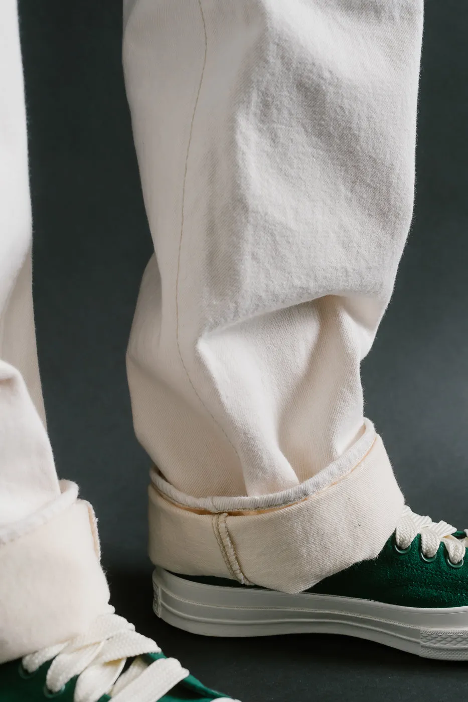 1172-1 - 14oz "Ecru Beige" Selvedge Denim - Regular Straight