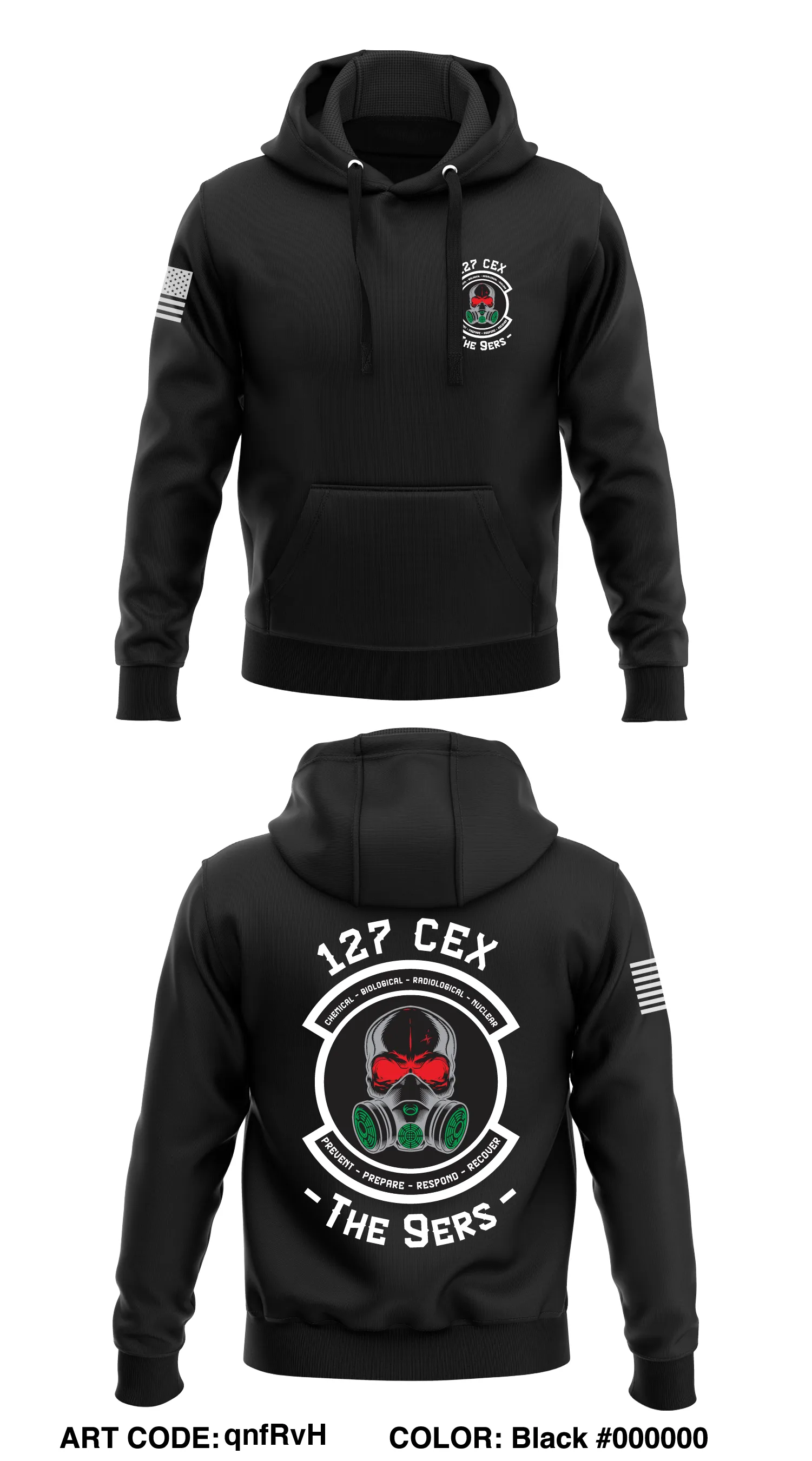 127th Emergency Management Store 1  Core Men's Hooded Performance Sweatshirt - qnfRvH