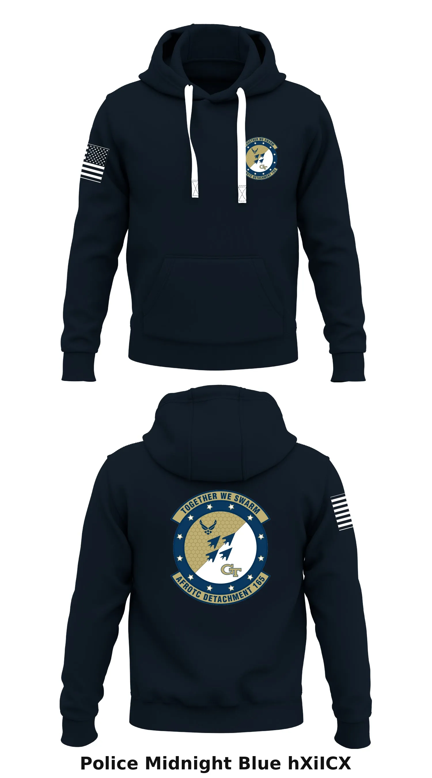 165th Cadet Wing Store 1  Core Men's Hooded Performance Sweatshirt - hXiICX