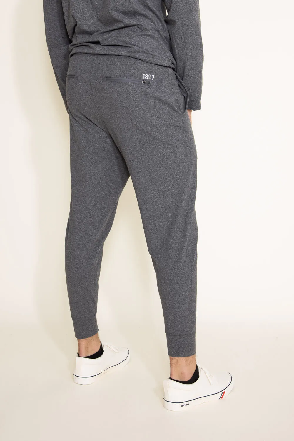 1897 Active Every Day Performance Joggers for Men in Charcoal | MP850-CHARCOALHEATHER