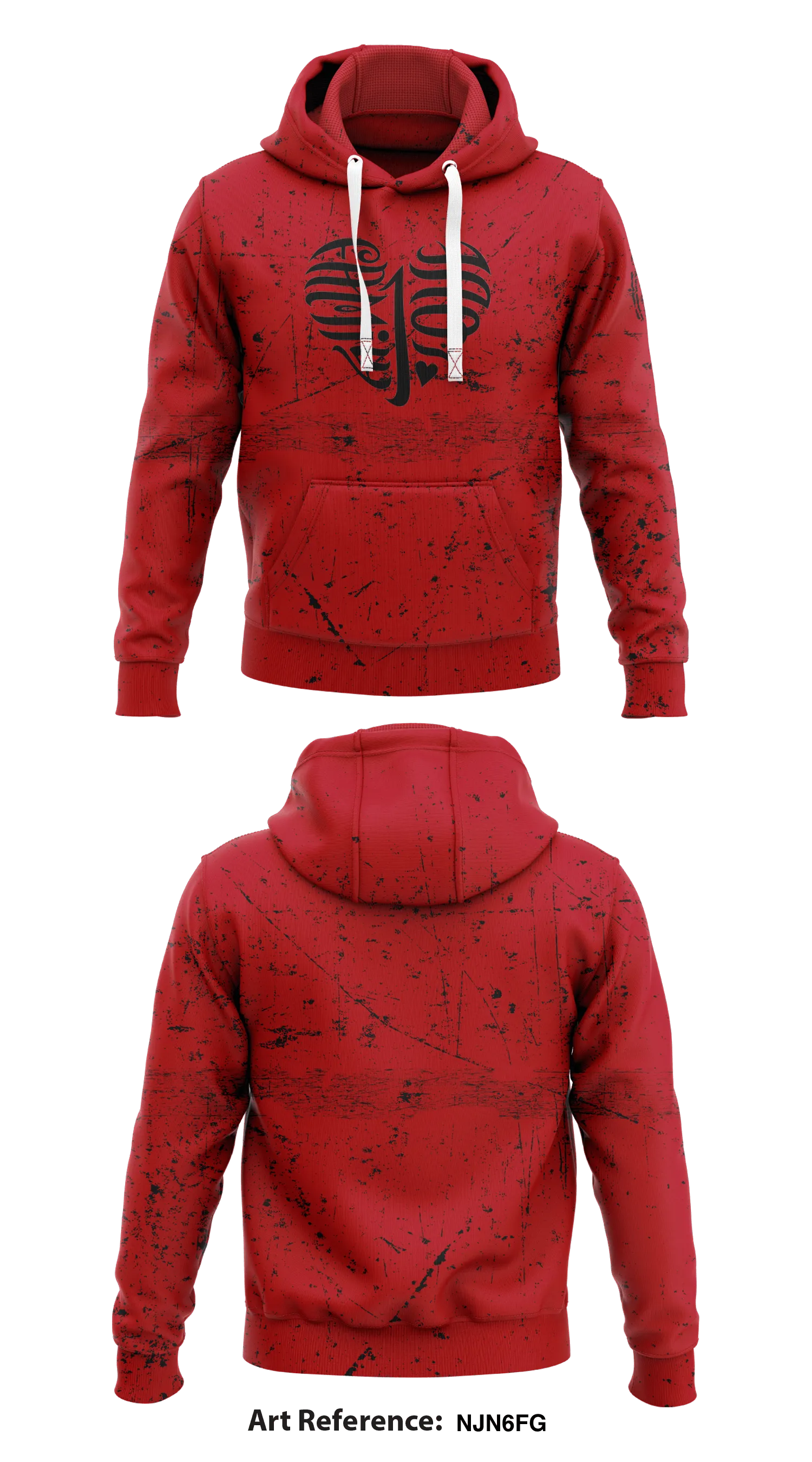 1Family1Fulton  Core Men's Hooded Performance Sweatshirt - NJn6fG