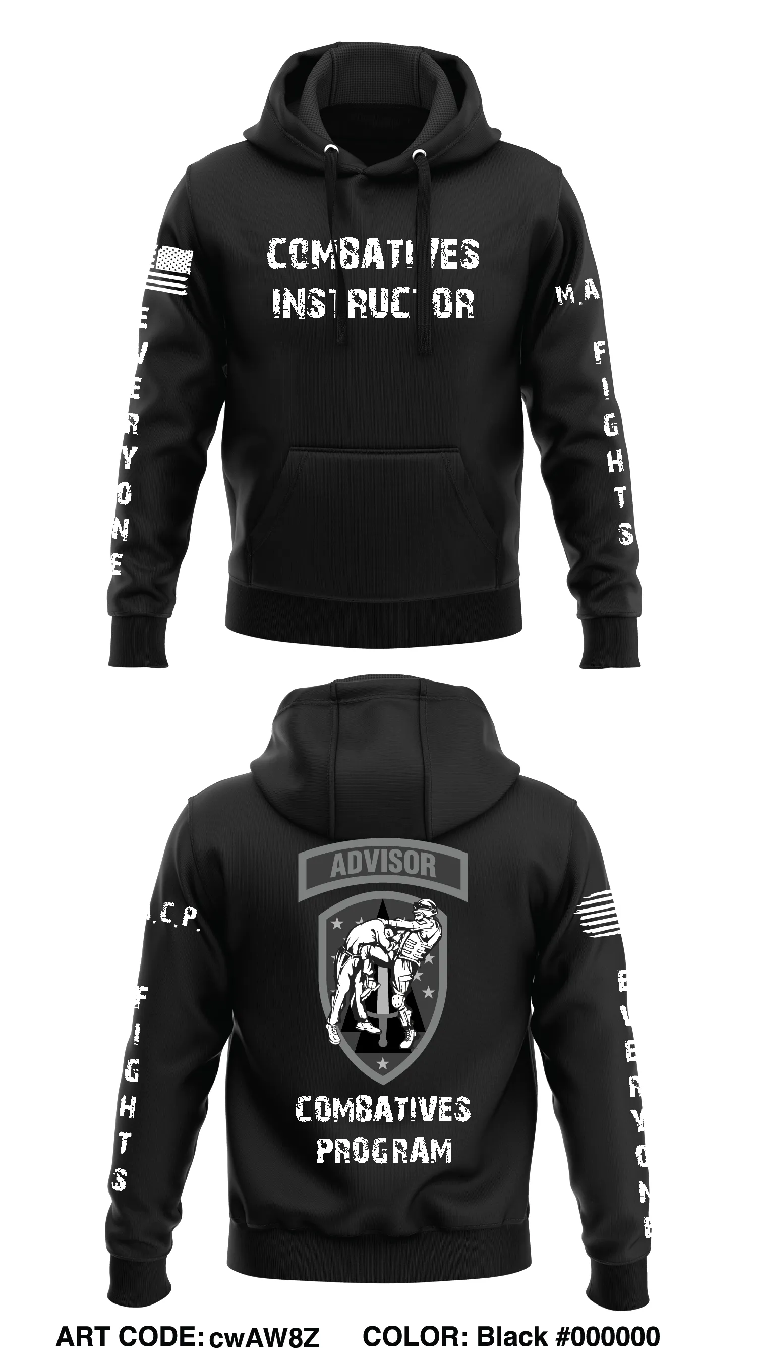 2SFAB Combative Store 1  Core Men's Hooded Performance Sweatshirt - cwAW8Z