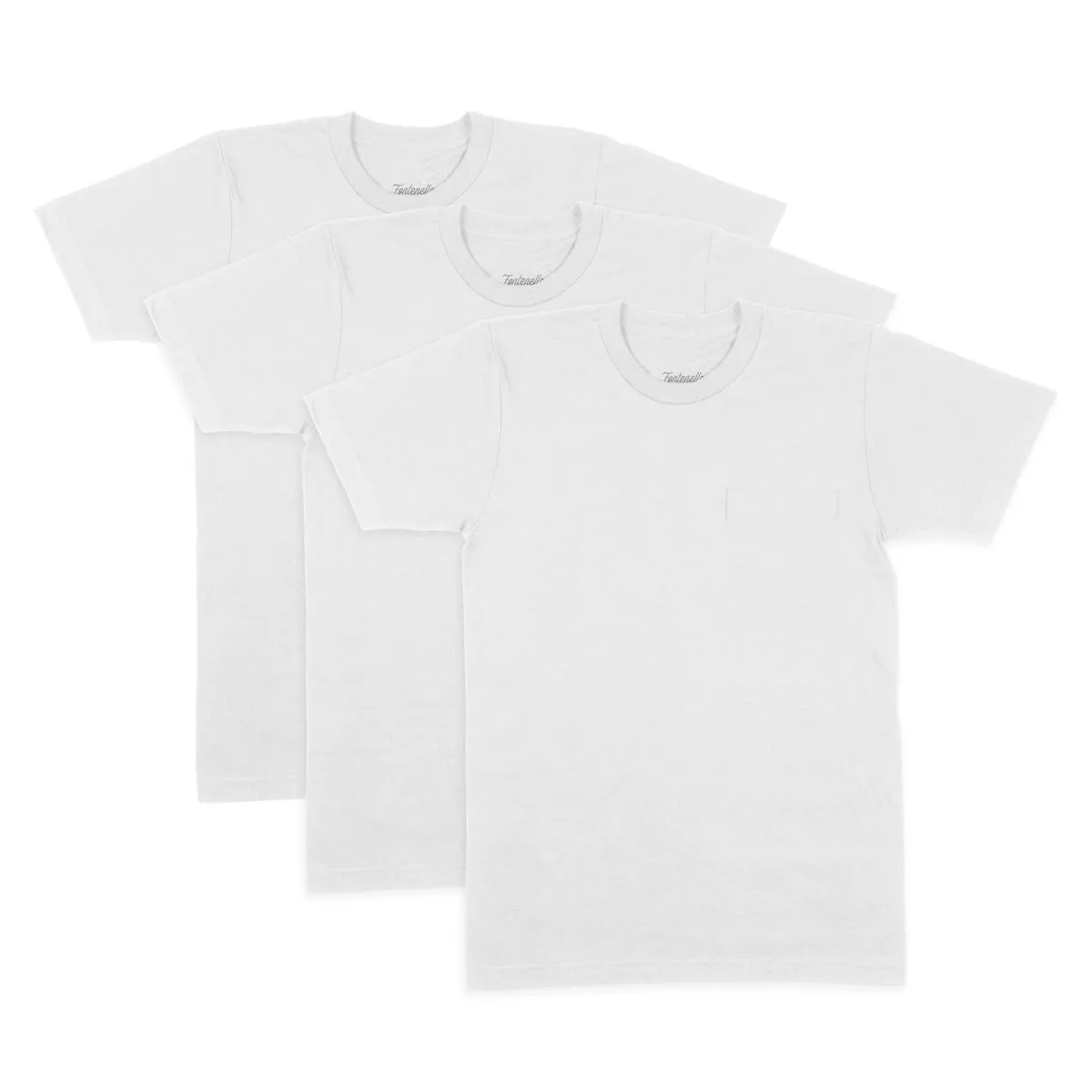 3-Pack Blank Tees | White
