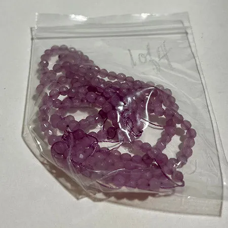 4mm Light Amethyst beads