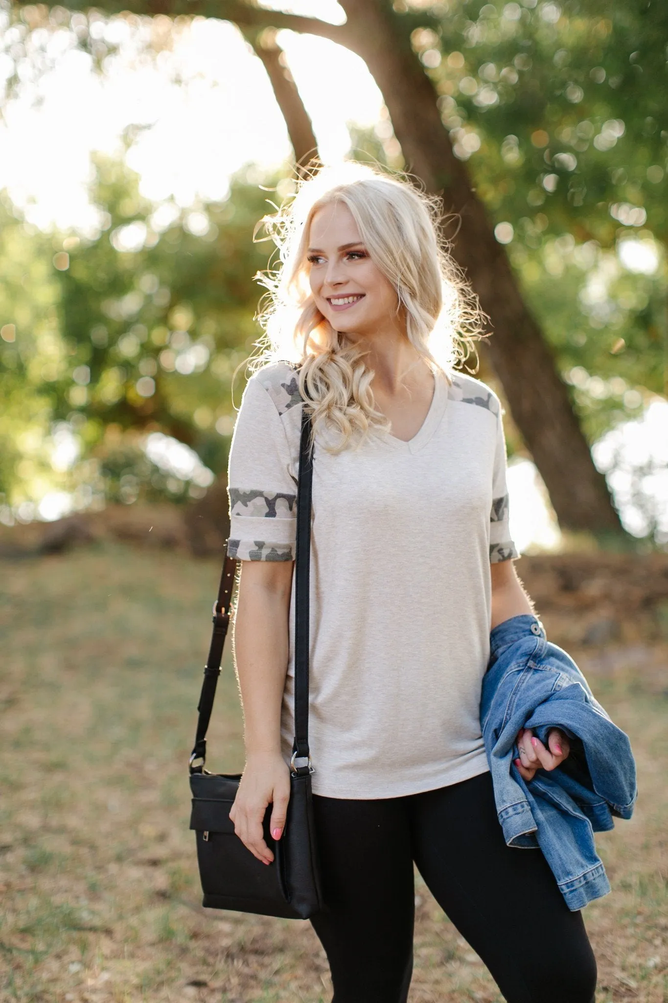 A Dash Of Camo Top