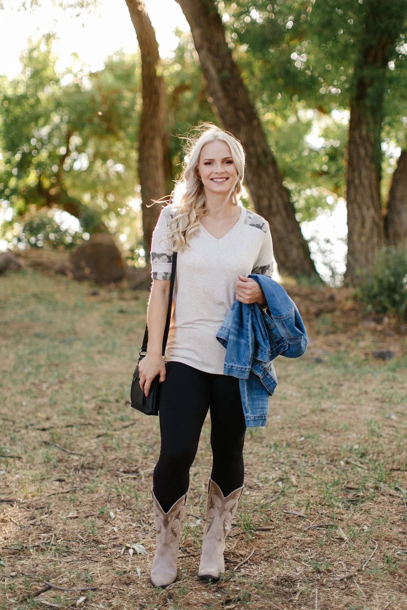A Dash Of Camo Top