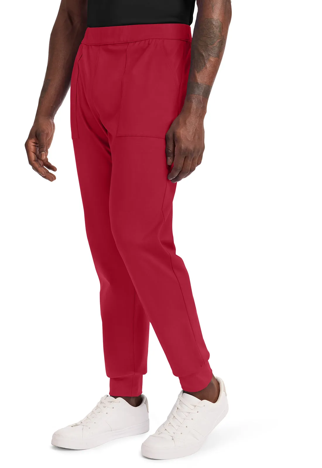 Achieve CK034 Men's Pull on Jogger Pant Red