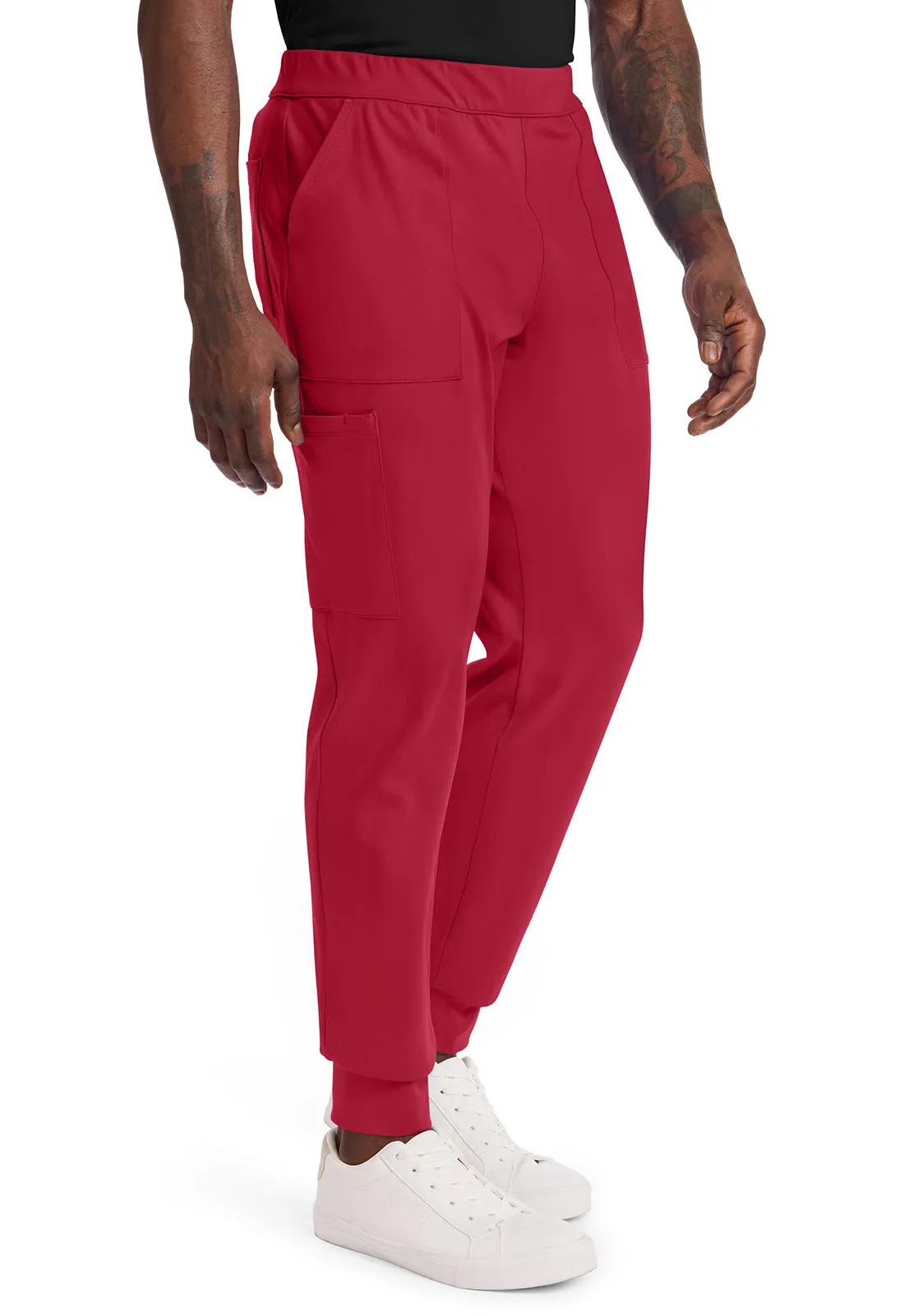 Achieve CK034 Men's Pull on Jogger Pant Red