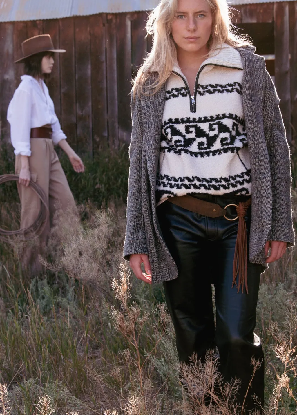 AGOLDE Recycled Leather 90's Pinch Waist
