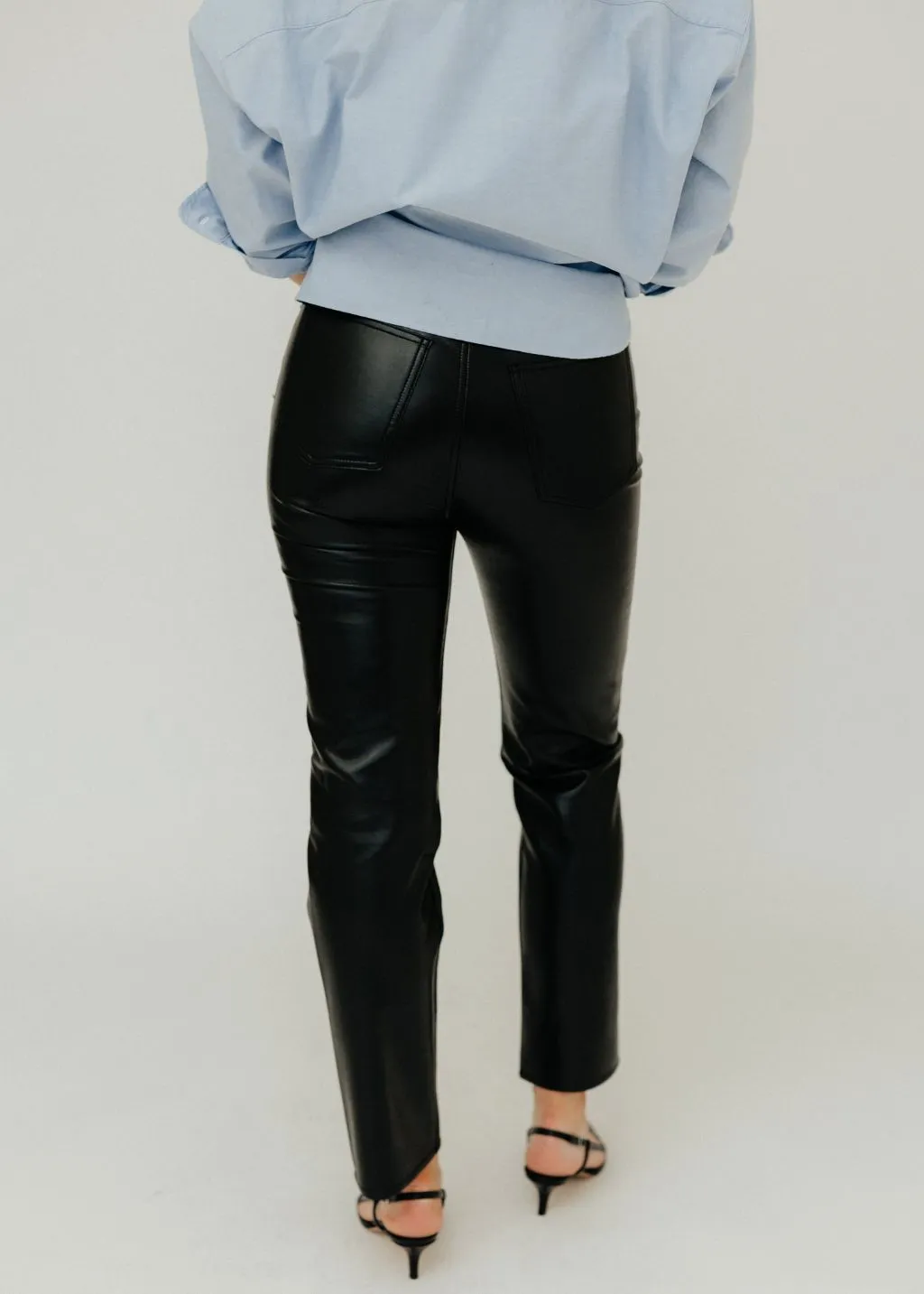 AGOLDE Recycled Leather 90's Pinch Waist