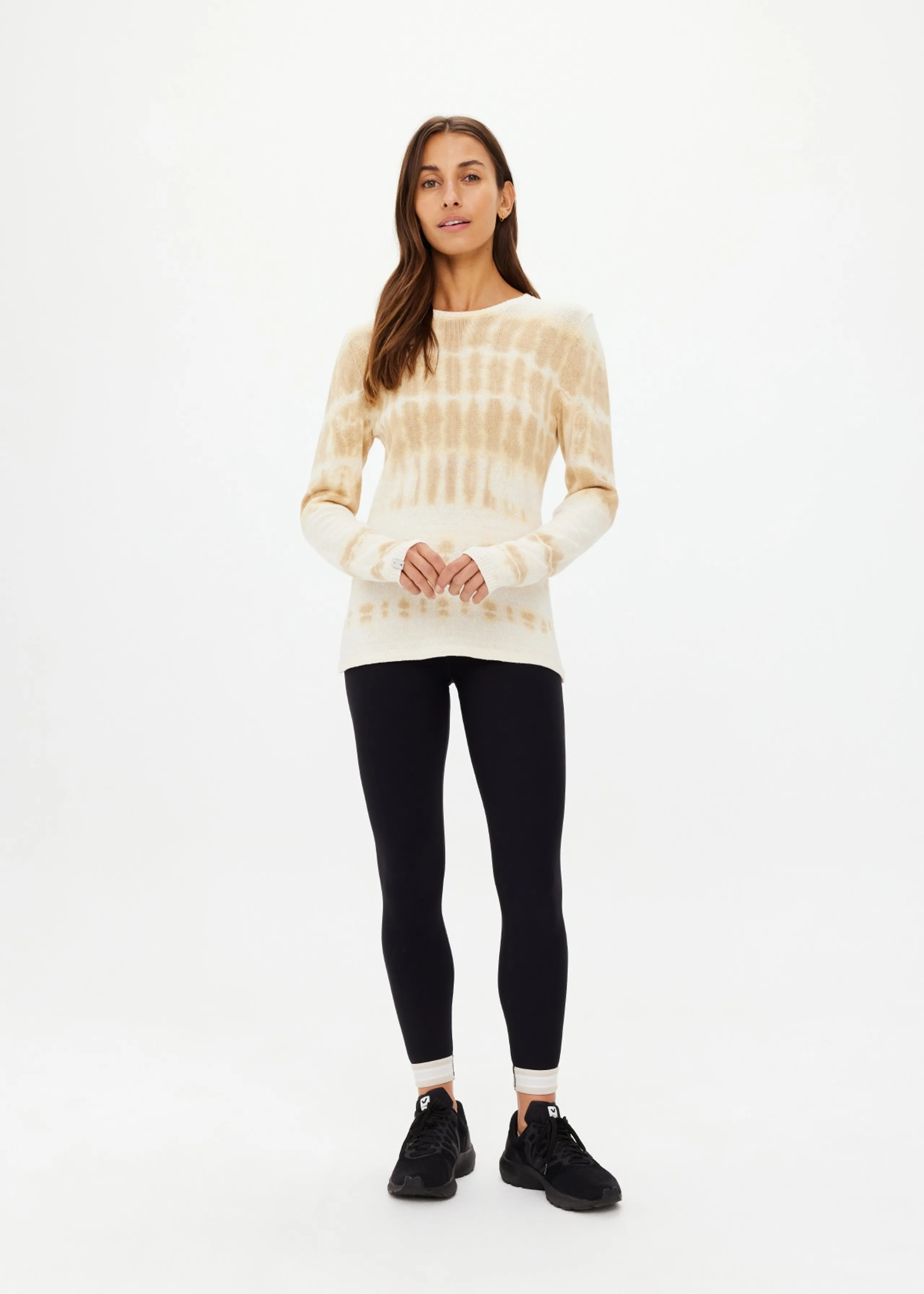 Amana Long Sleeve Knit Top | Tie Dye