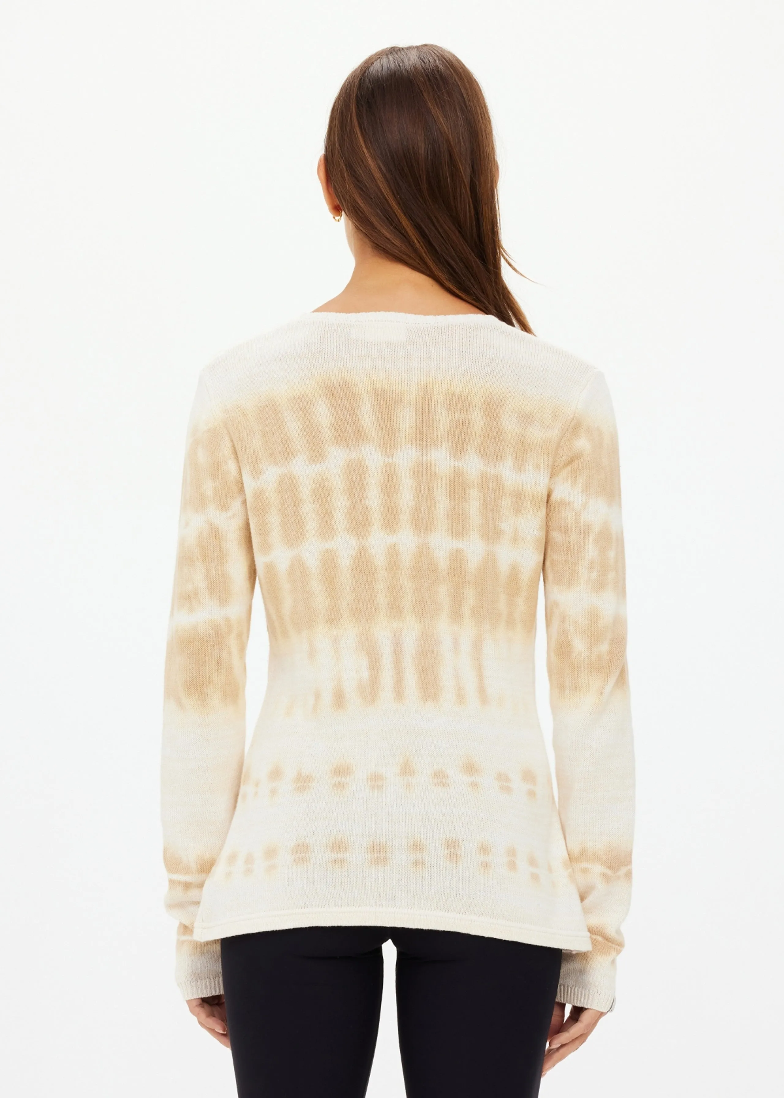 Amana Long Sleeve Knit Top | Tie Dye