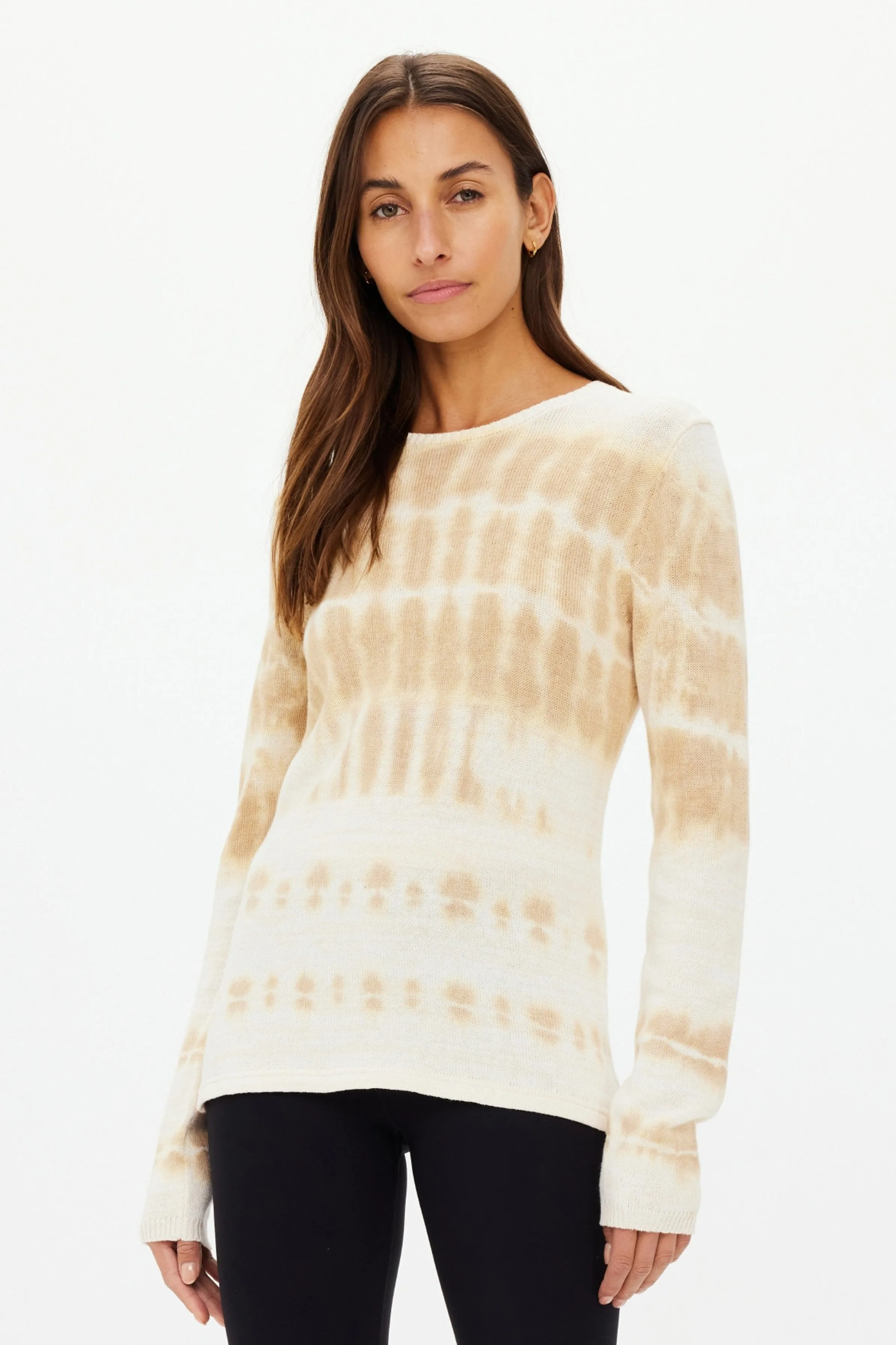 Amana Long Sleeve Knit Top | Tie Dye