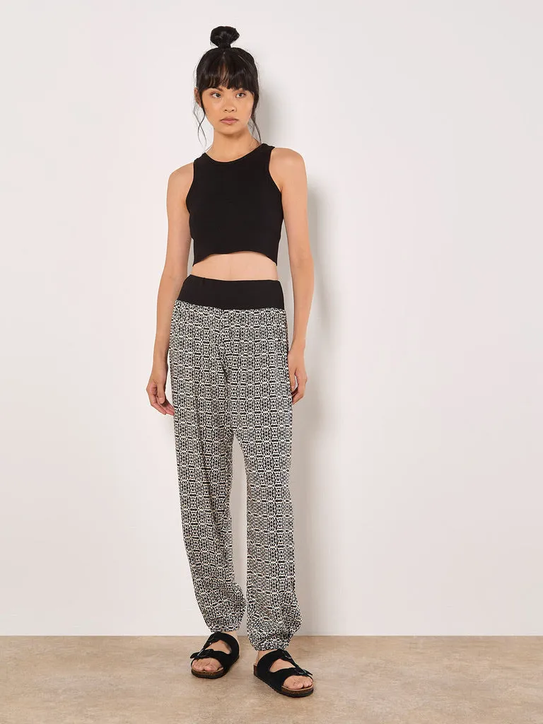 AP Ikat Jersey Waist Jogger