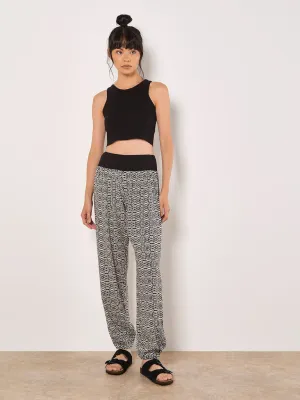 AP Ikat Jersey Waist Jogger