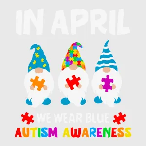 Autism Awareness Gnome Transfer