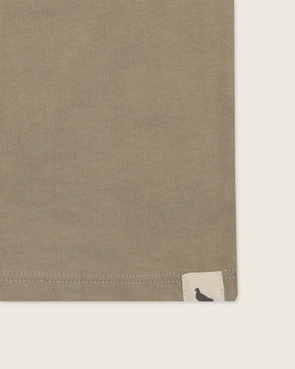 Beige Bear Face Print Top