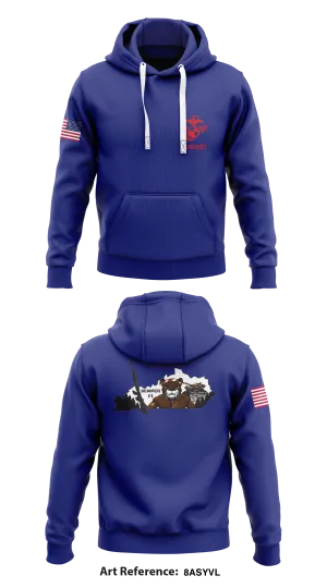BG MARINES Store 1  Core Men's Hooded Performance Sweatshirt - 8AsYVL