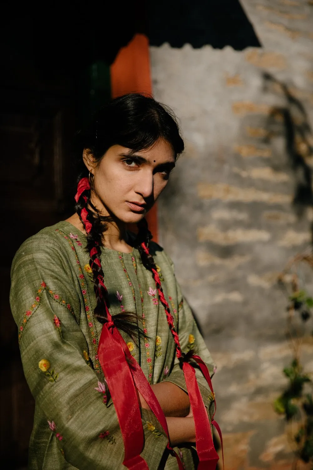 Bhagsu Handwoven Silk Kurta Set 