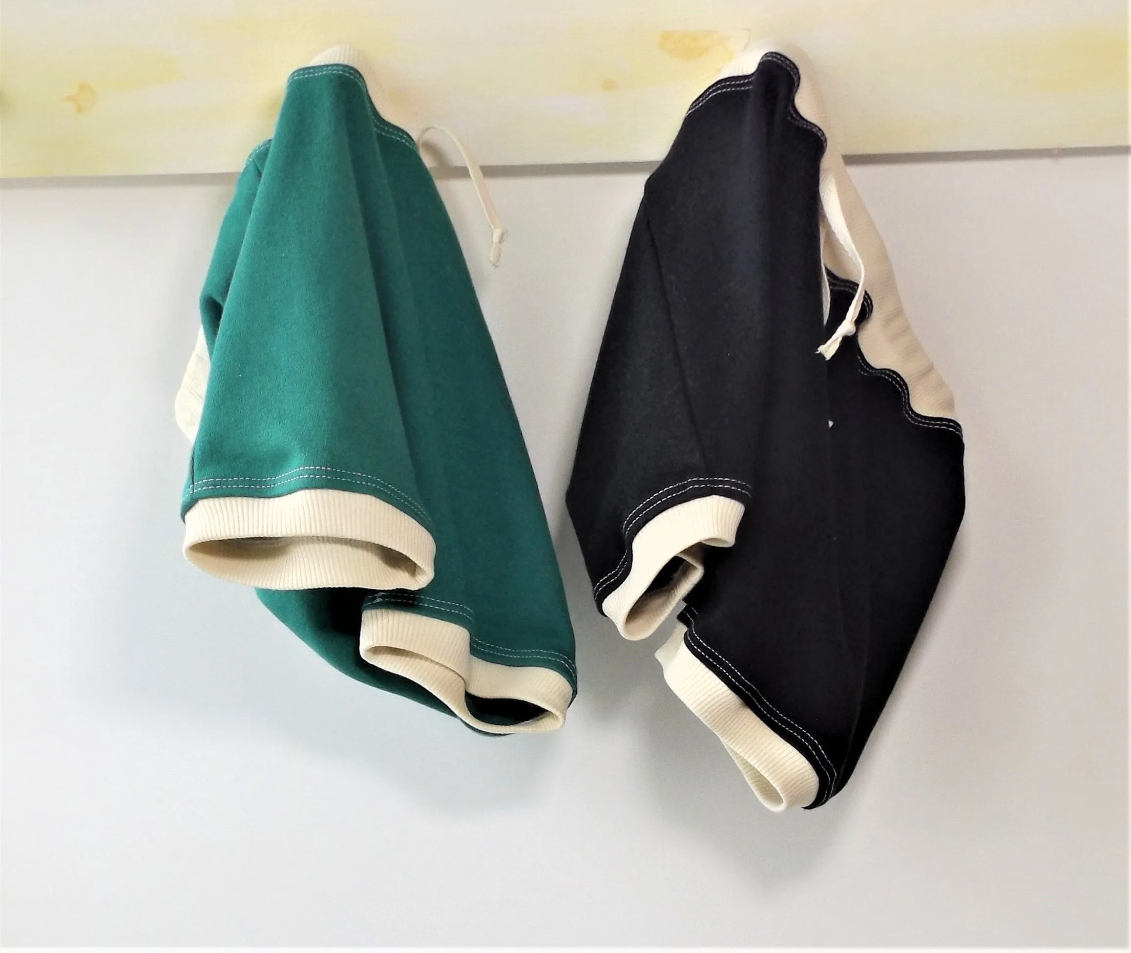 Black Color Block Shorts