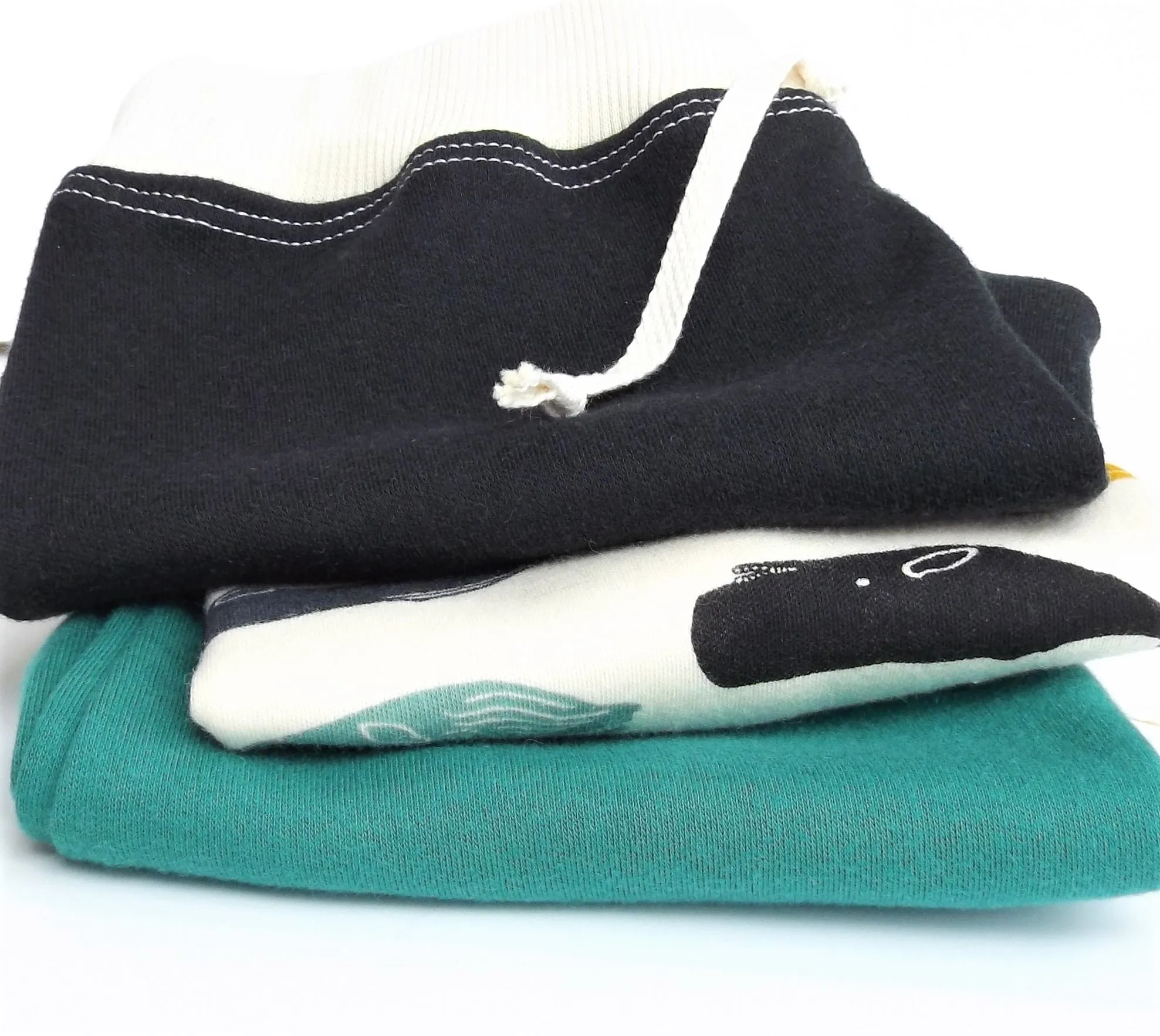 Black Color Block Shorts