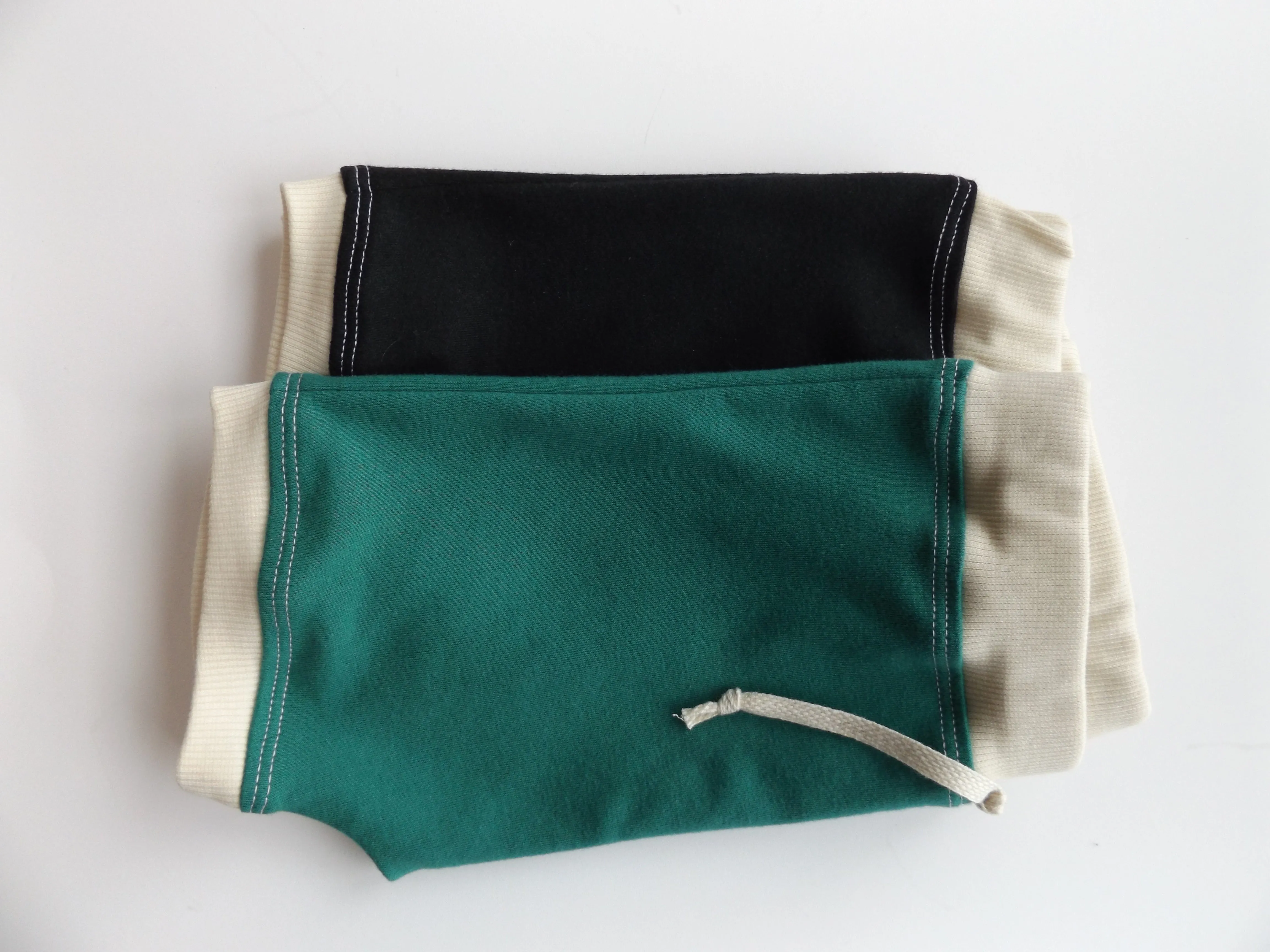 Black Color Block Shorts