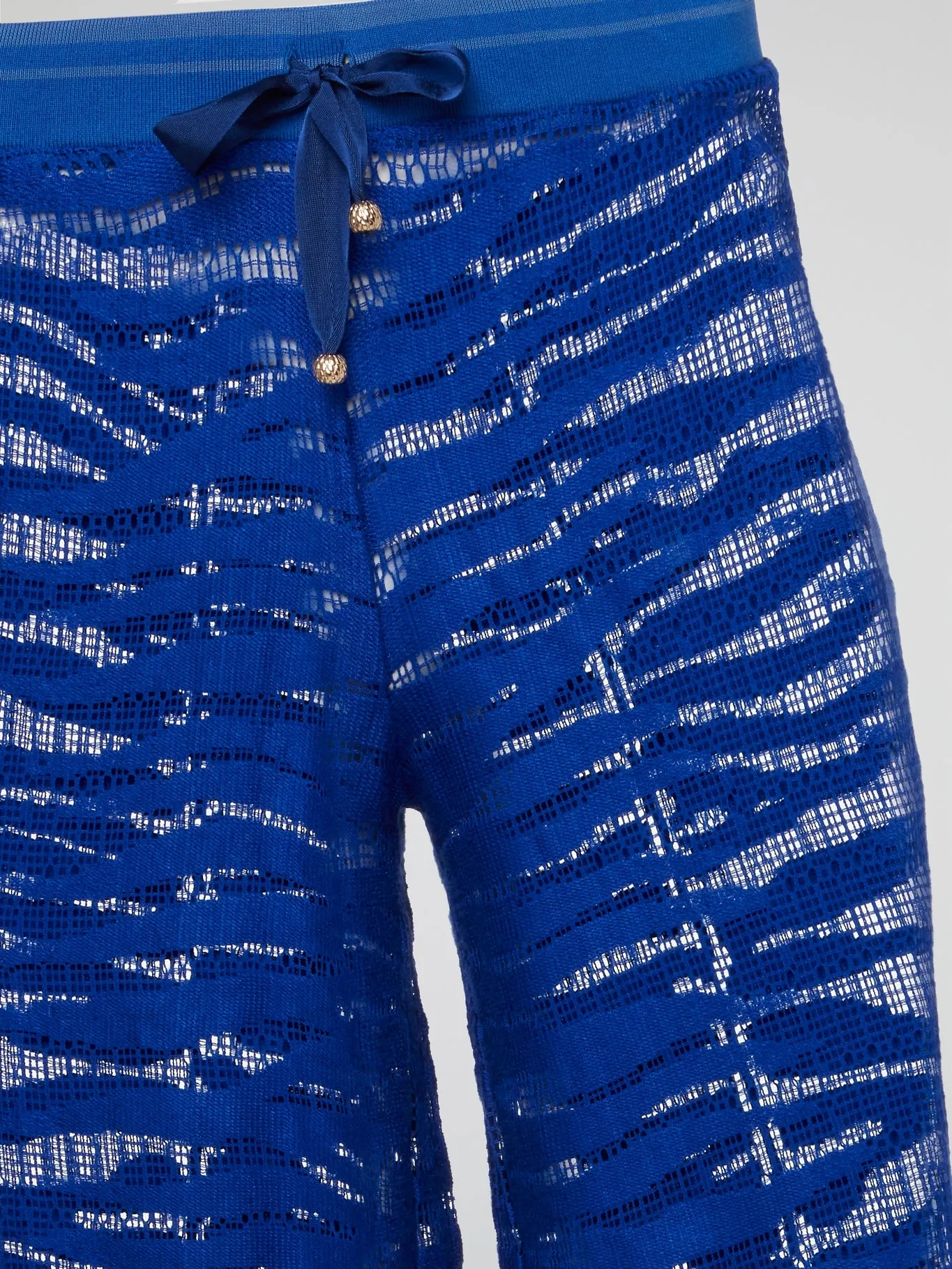 Blue Lace Palazzo Pants