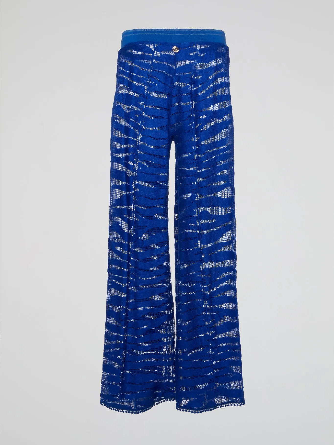 Blue Lace Palazzo Pants