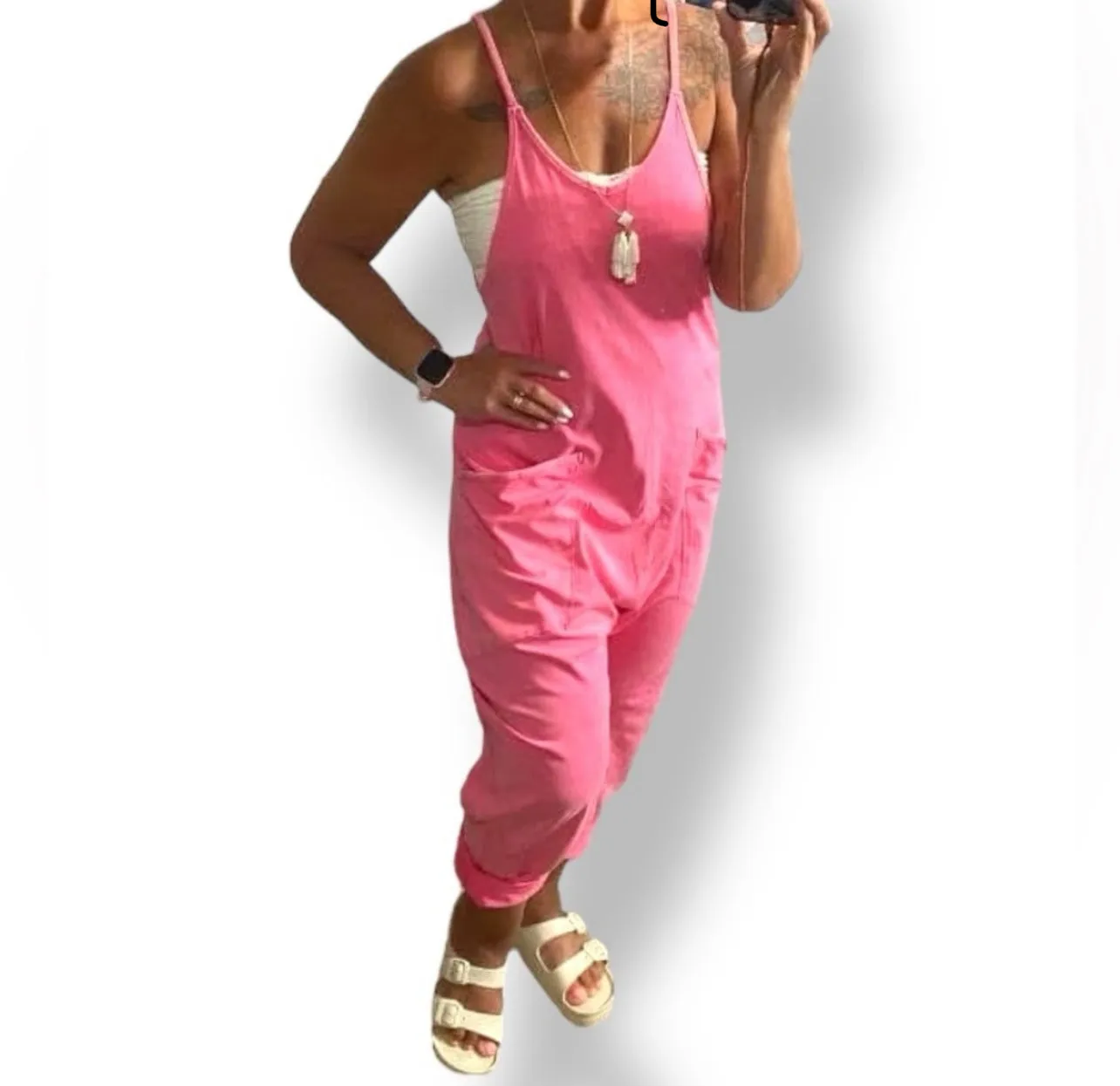 Bridget - Solid Hot Pink