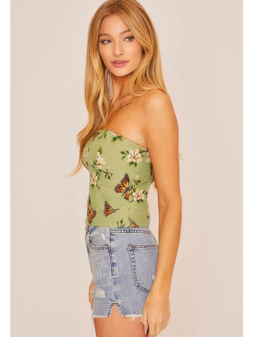 Butterfly- Tube top
