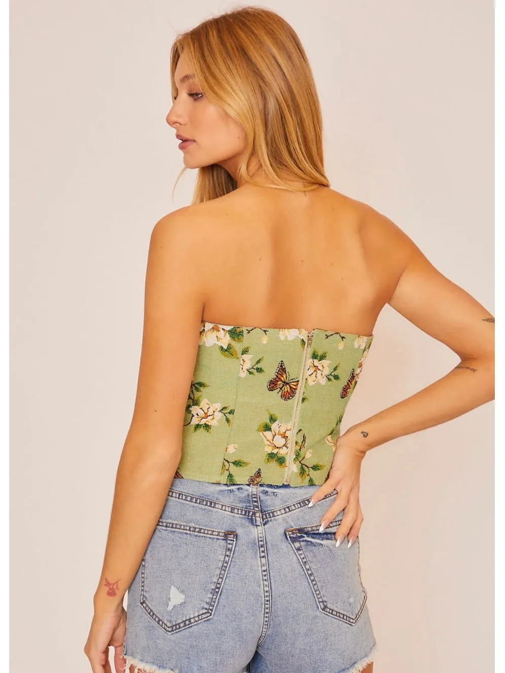 Butterfly- Tube top