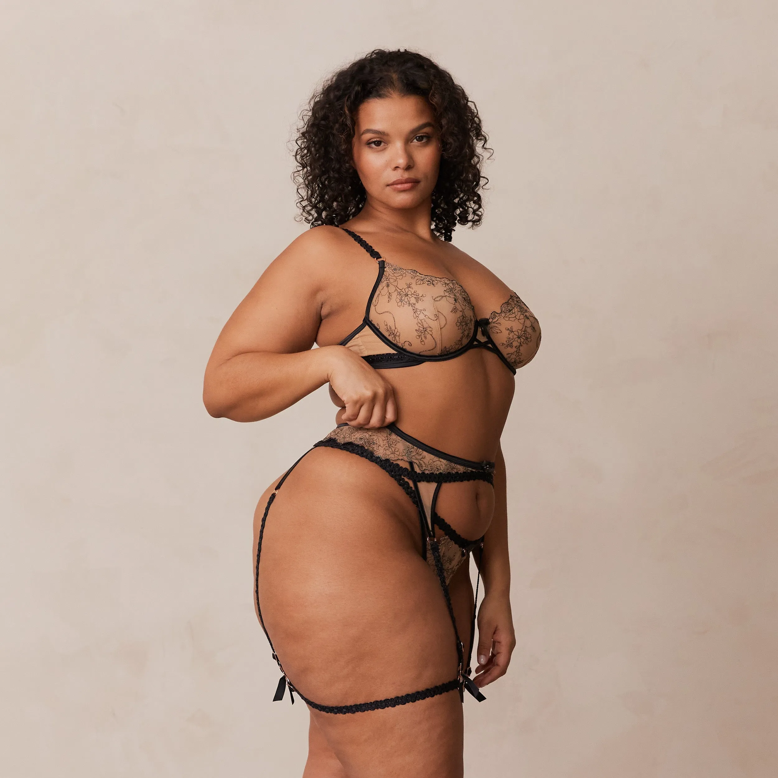 Catherine Intimates Soutien-Gorge (Ensemble) - Noir