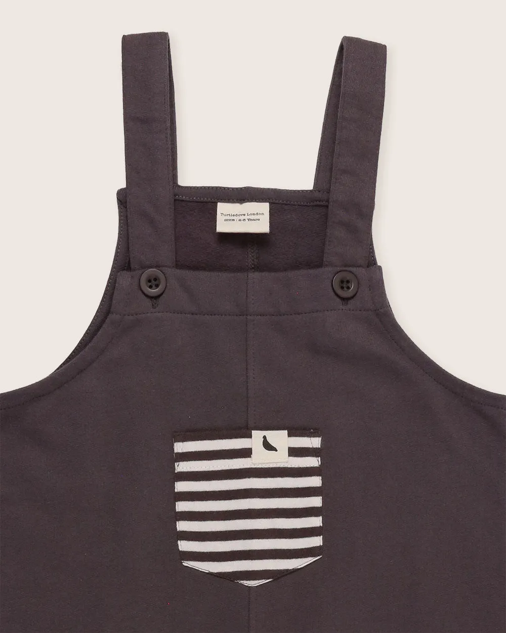 Charcoal Grey Dungarees