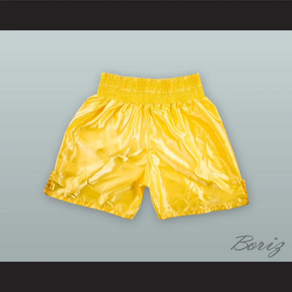 Chris 'Simply The Best' Eubank Sr Yellow Boxing Shorts