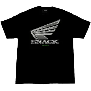 CHROME WINGS TEE - BLACK