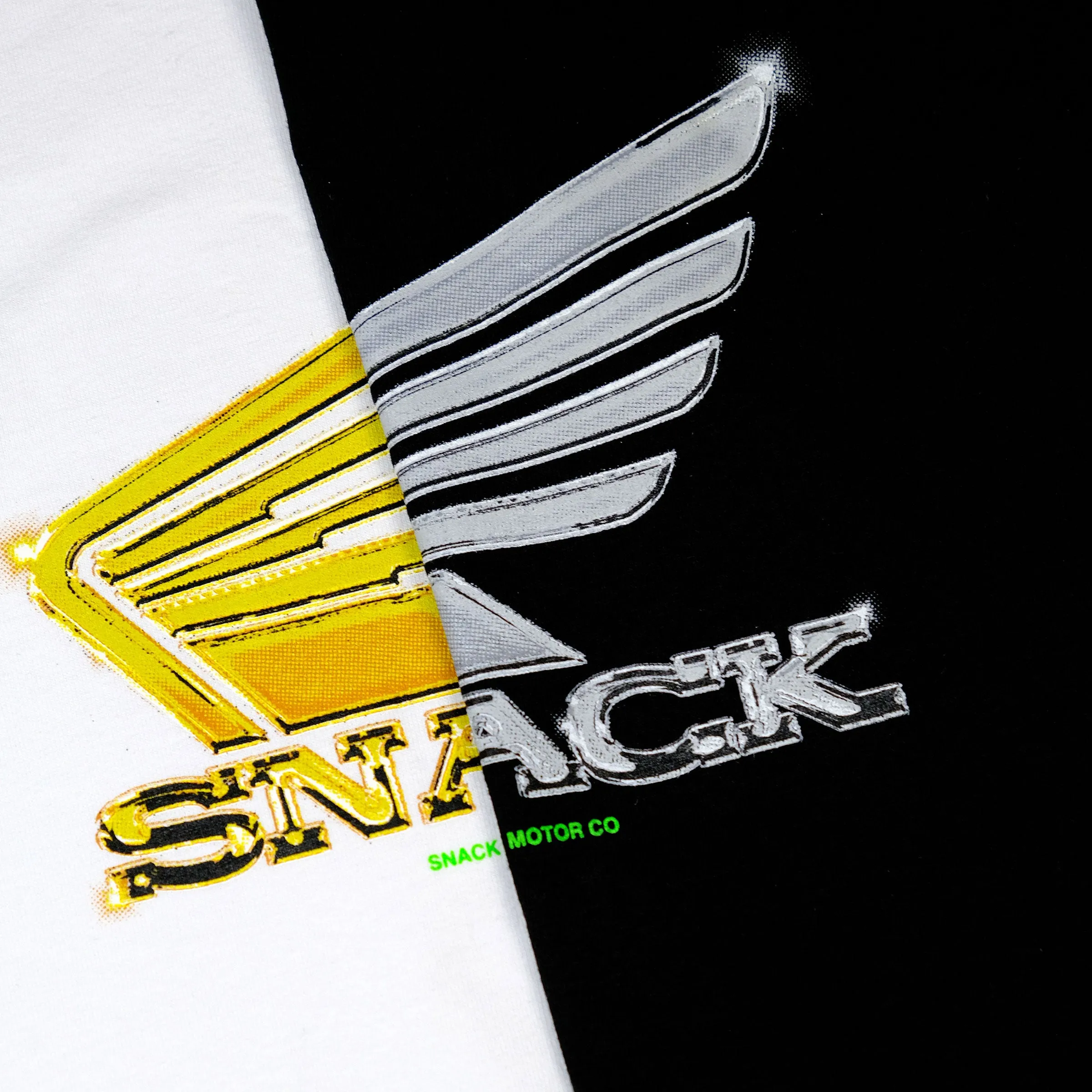 CHROME WINGS TEE - BLACK