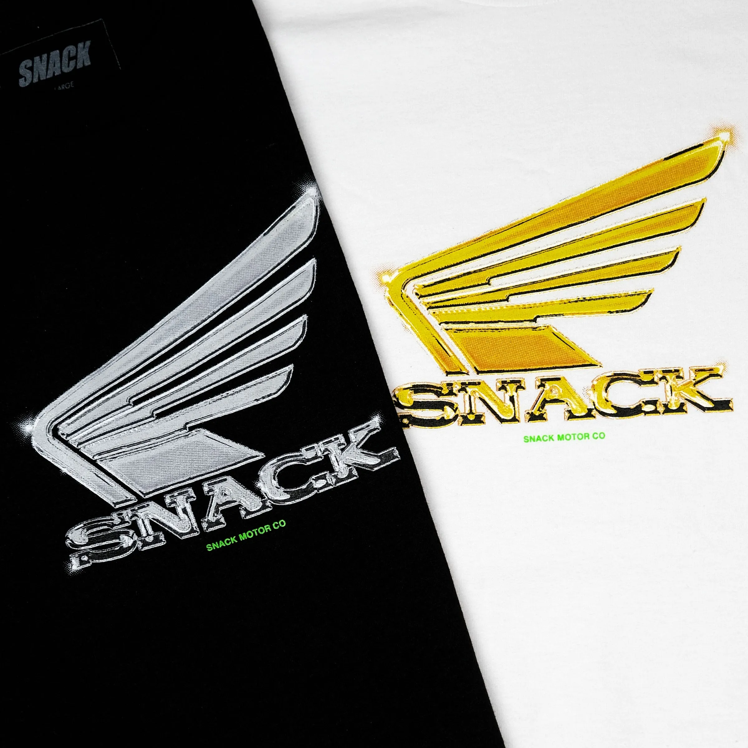 CHROME WINGS TEE - BLACK