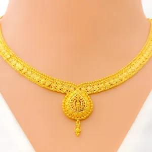 Classic Grandiose 22k Gold Rich Necklace Set