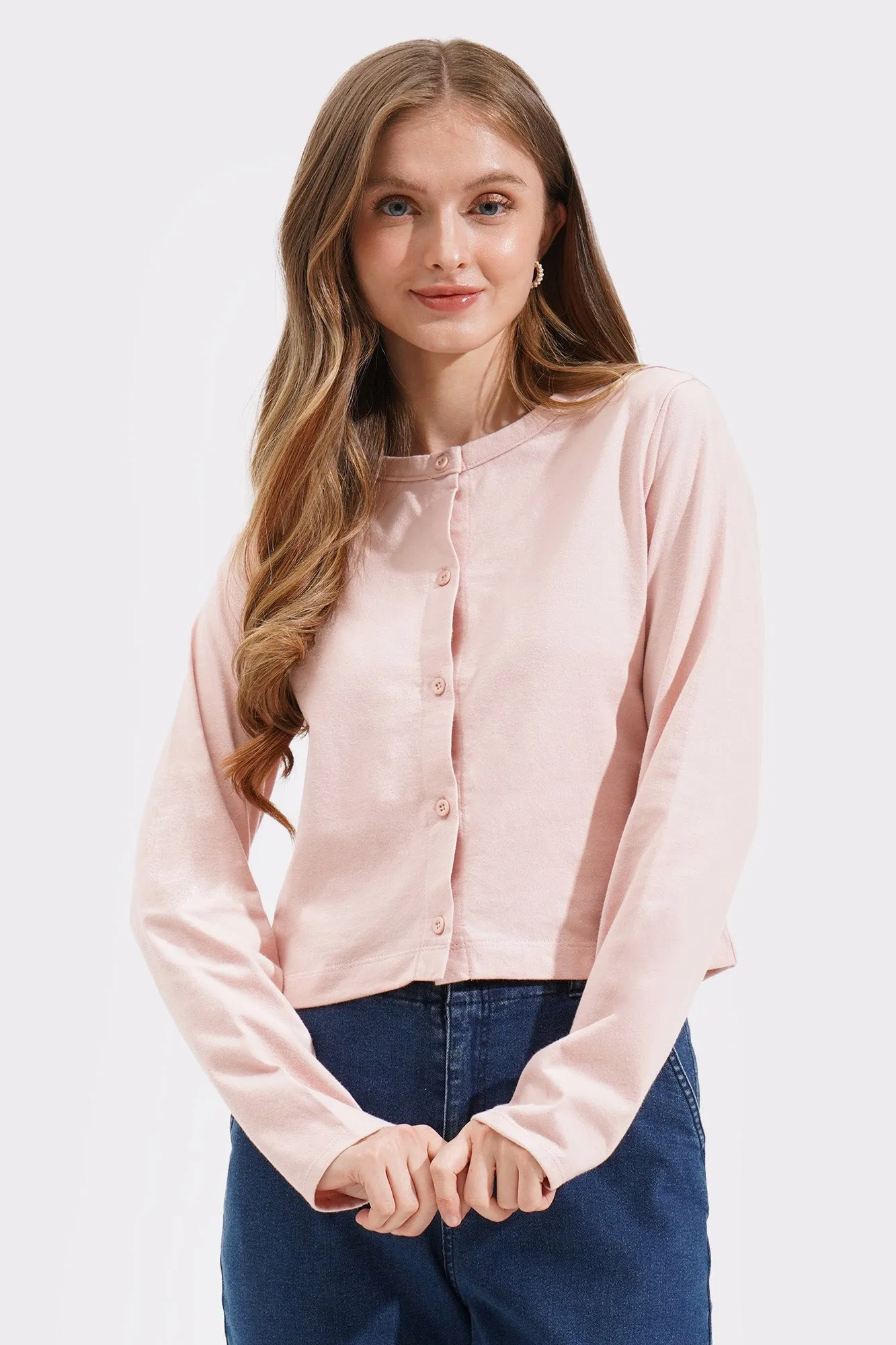 Closet Staples Crew Neck Cardigan