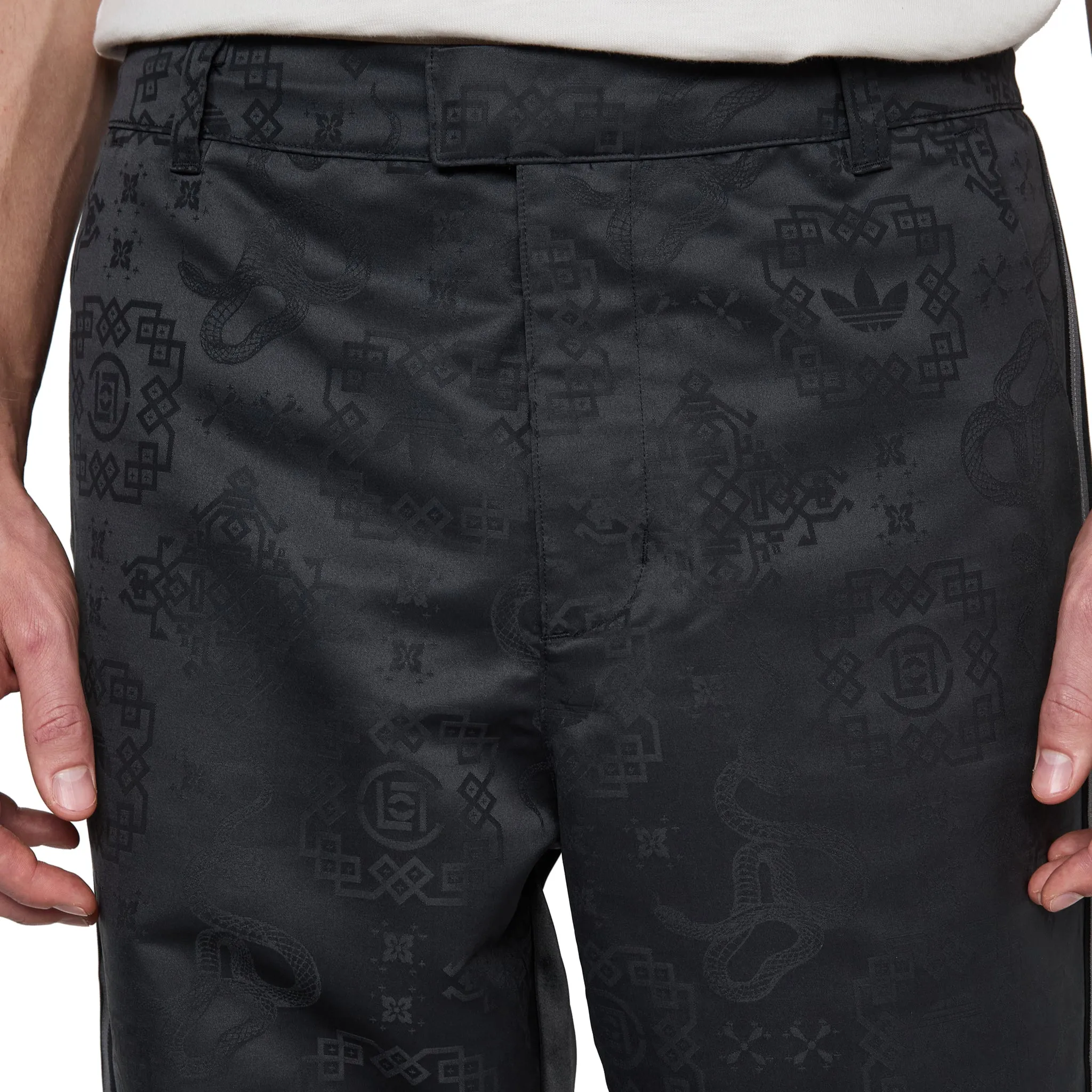 CLOT by Edison Chen x LNY Allover Print Pants Black