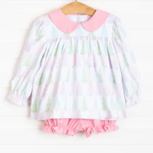 Cold Outside Bloomer Set, Pink