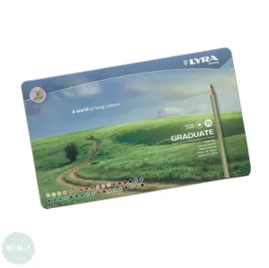 Coloured Pencil Sets - Lyra GRADUATE Tin - 36 Assorted