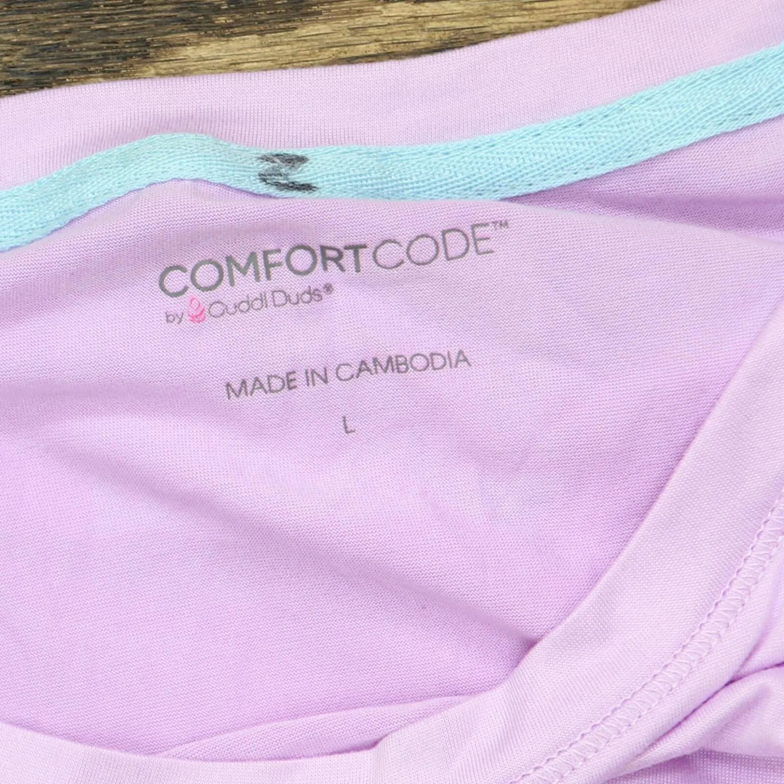 Comfort Code By Cuddl Duds  Soft & Light Knit Pajama Set Lilac Purple L