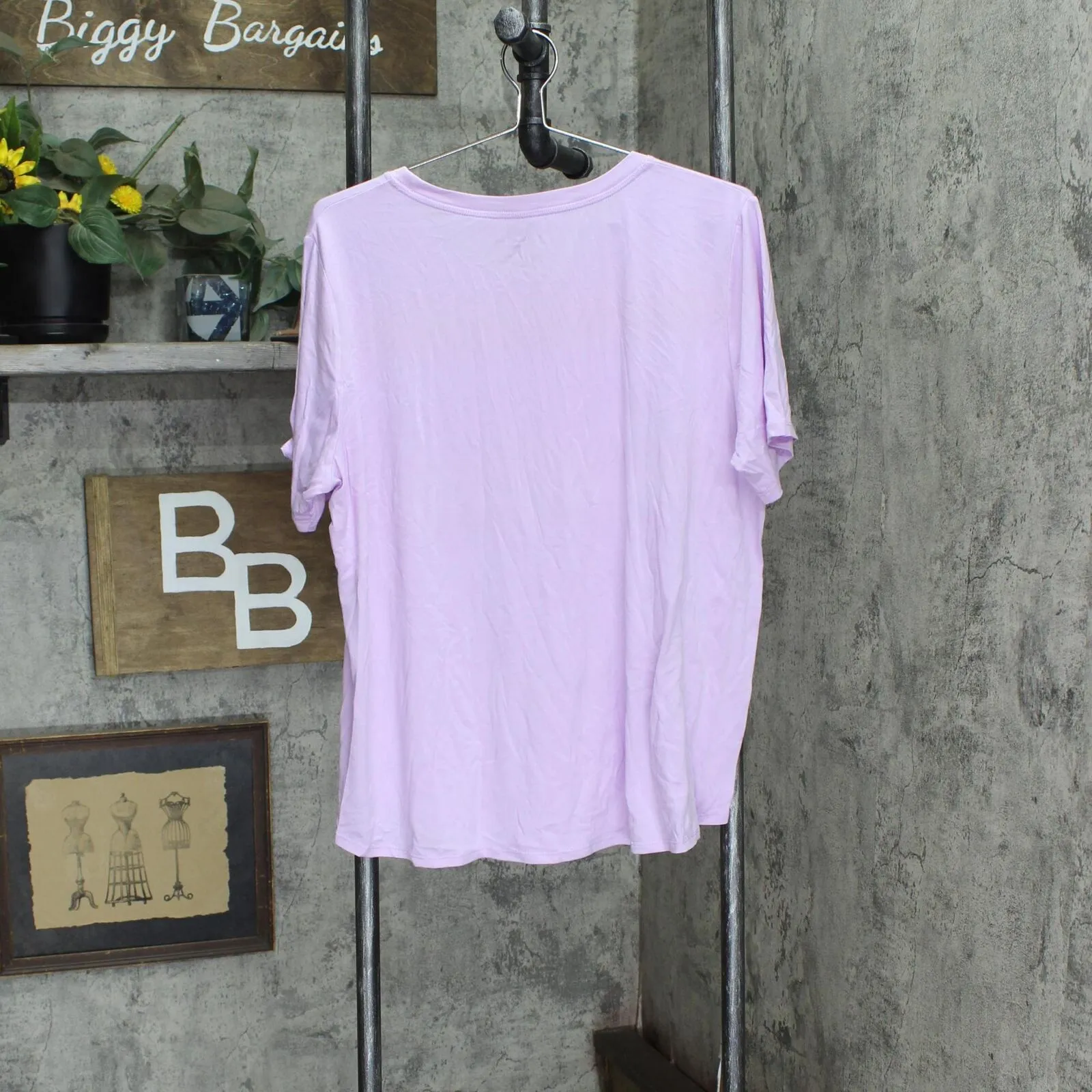 Comfort Code By Cuddl Duds  Soft & Light Knit Pajama Set Lilac Purple L