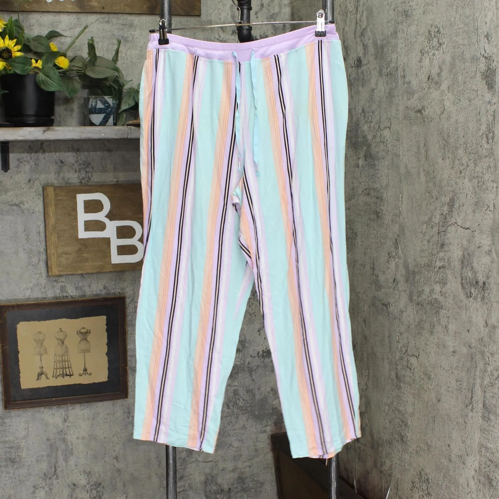 Comfort Code By Cuddl Duds  Soft & Light Knit Pajama Set Lilac Purple L
