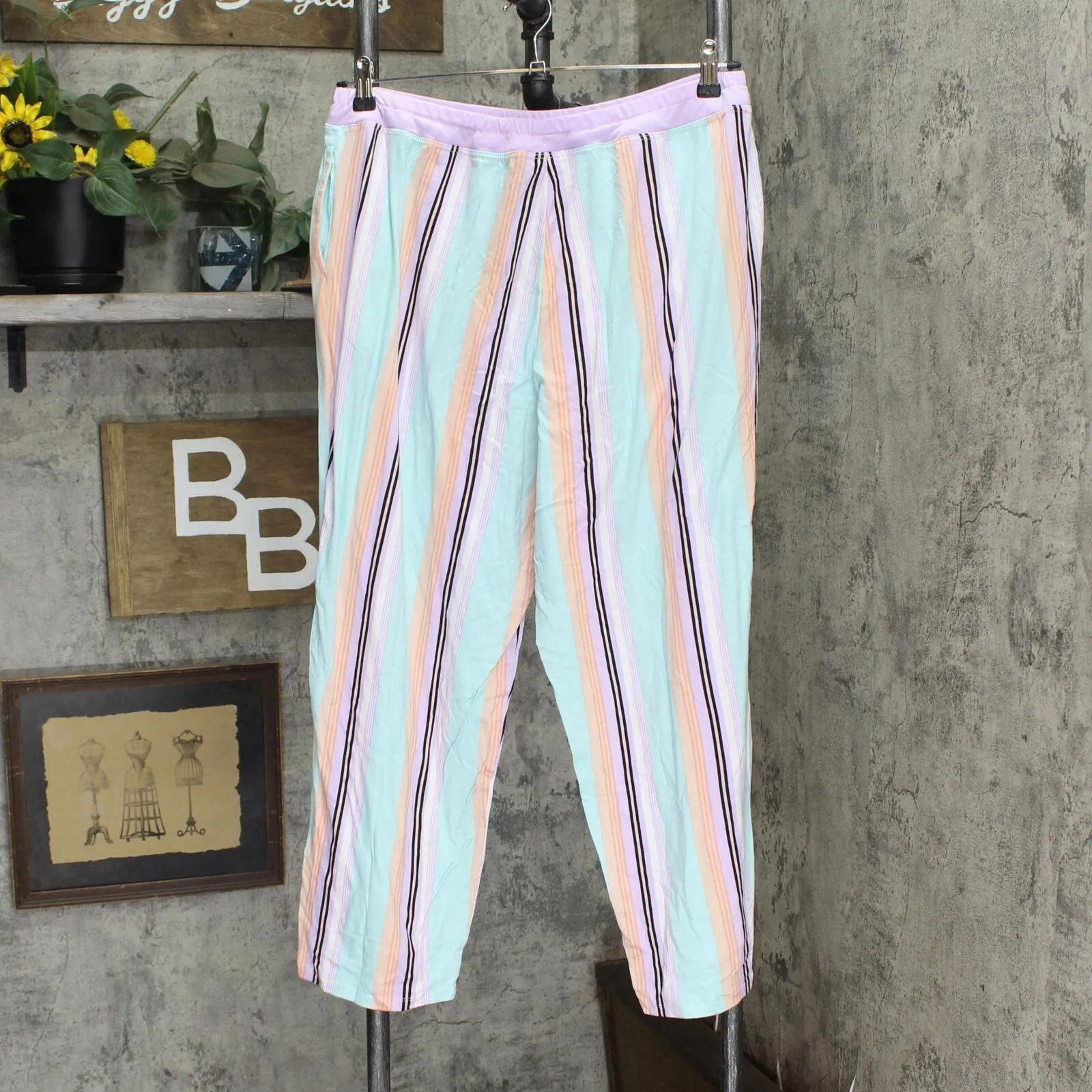 Comfort Code By Cuddl Duds  Soft & Light Knit Pajama Set Lilac Purple L
