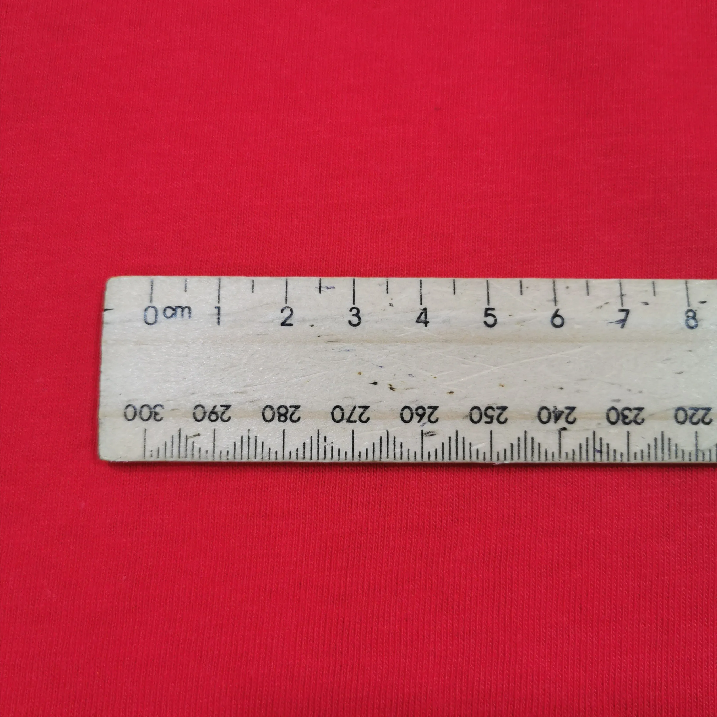 Cotton Jersey, Red