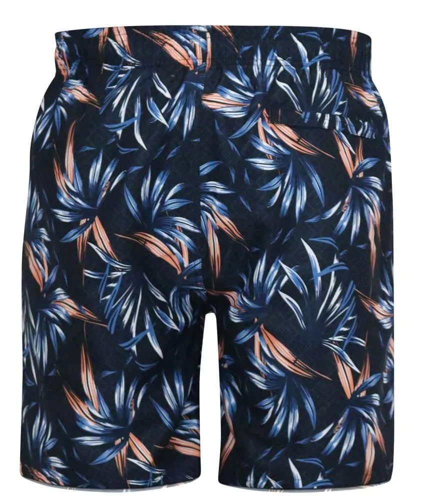 D555 DARIANHawaiian Printed Swim Shorts for Men's (211501) in Navy, 3XL-6XL