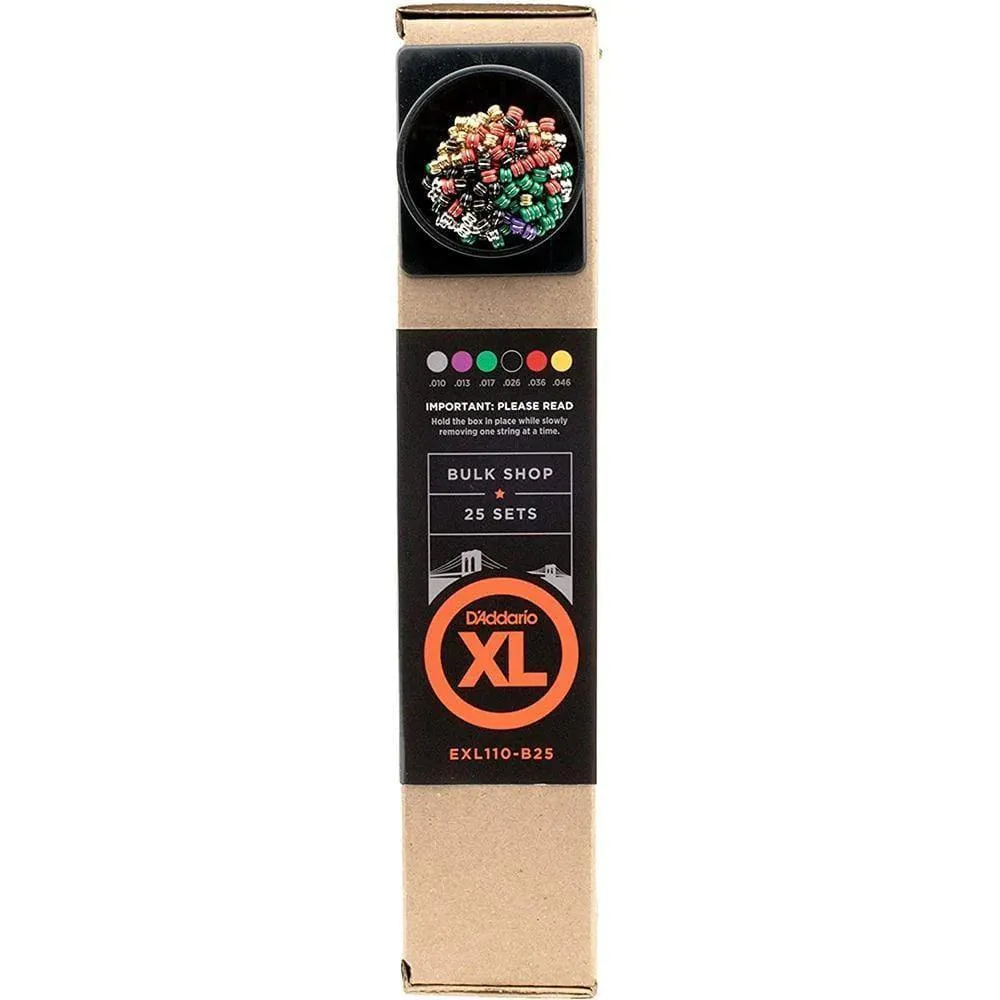 D'Addario EXL110-B25 Nickel Wound Electric Strings (sold as one set 6 strings)